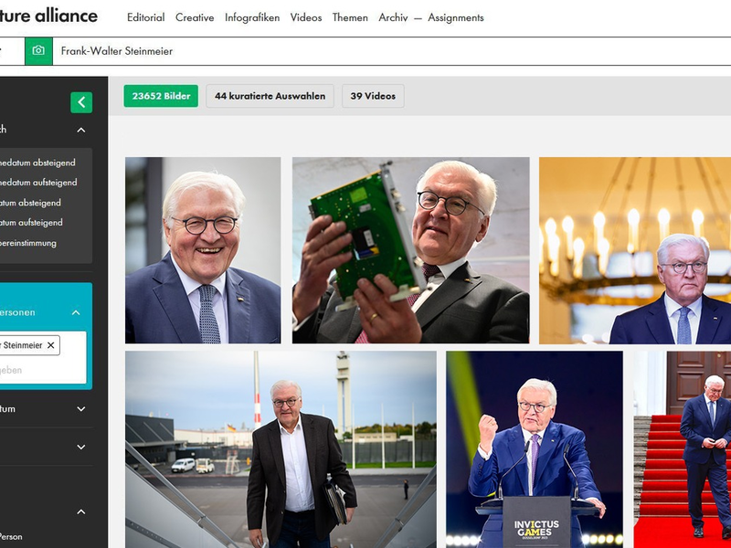picture alliance - verbesserte Bildsuche dank künstlicher Intelligenz - Foto: presseportal.de