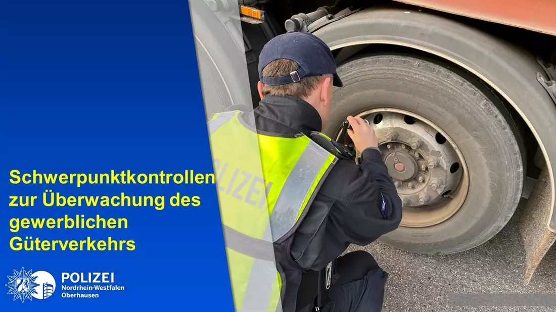 POL-OB: Polizei kontrolliert gewerblichen Güterverkehr auf der Konrad-Adenauer-Allee - Bild: presseportal.de