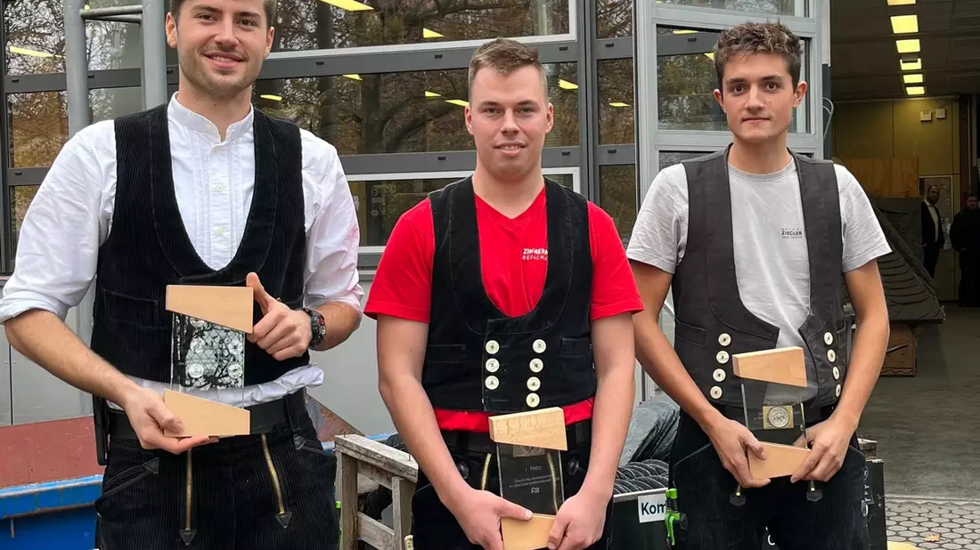 Bundessieger im Dachdeckerhandwerk 2023 gekürt - Bild: presseportal.de