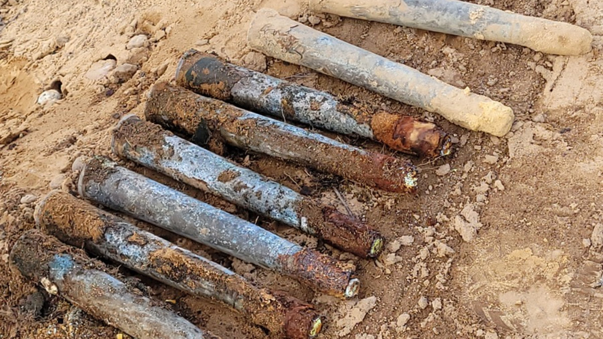 POL-NI: Auffinden von neun Sprenggranaten aus dem zweiten Weltkrieg in Liebenau - Foto: presseportal.de