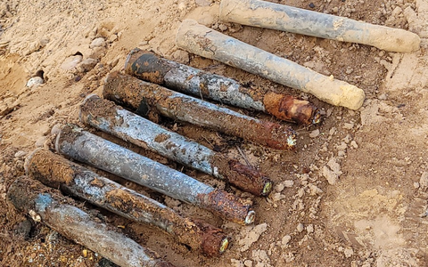POL-NI: Auffinden von neun Sprenggranaten aus dem zweiten Weltkrieg in Liebenau - Foto: presseportal.de