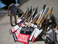 Die Schauspieler-Gewerkschaft hat mit den Filmstudios eine vorläufige Einigung erzielt. - Foto: Mark J. Terrill/AP