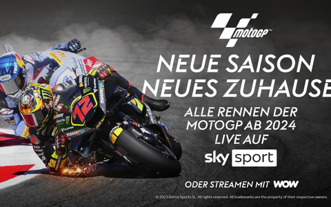 Die Heimat des Motorsports auch auf zwei Rädern: Sky Sport sichert sich langfristig die Live-Übertragungsrechte an der MotoGP(TM) - Foto: presseportal.de