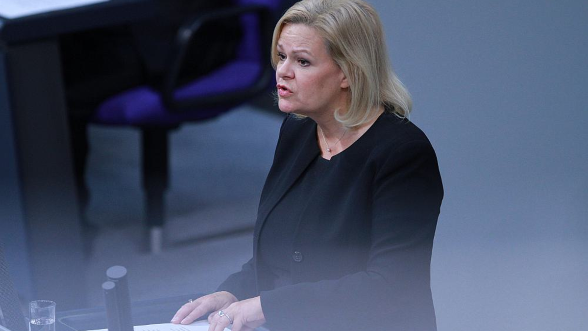 Nancy Faeser am 09.11.2023 - Foto: über dts Nachrichtenagentur