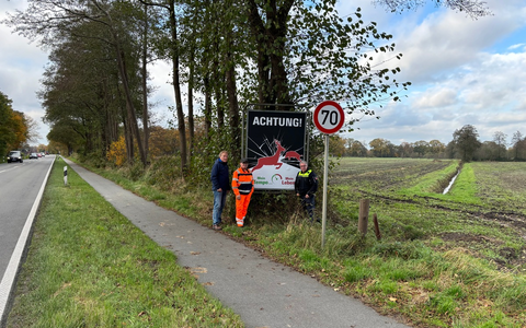 POL-WHV: Mein Tempo... Mein Leben! Im Fokus: Wildunfälle - Foto: presseportal.de