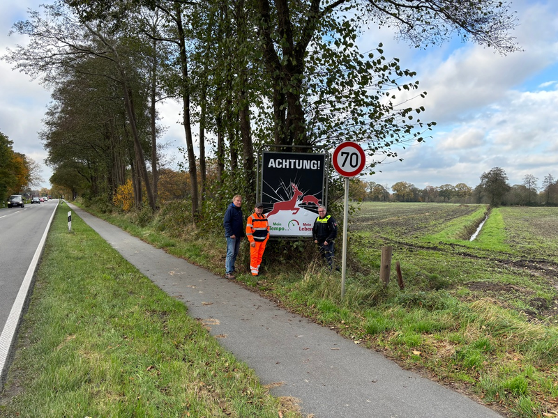 POL-WHV: Mein Tempo... Mein Leben! Im Fokus: Wildunfälle - Foto: presseportal.de