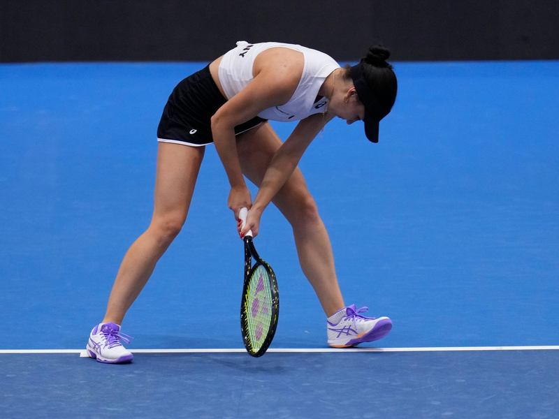 Eva Lys war gegen die Italienerin Martina Trevisan chancenlos. - Foto: Manu Fernandez/AP/dpa