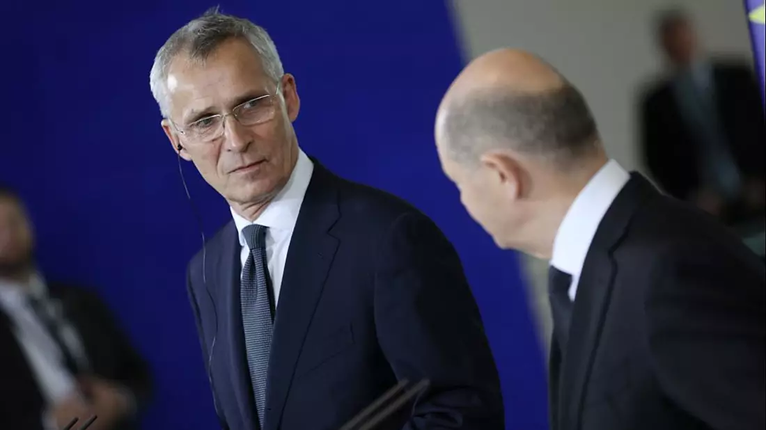 Jens Stoltenberg und Olaf Scholz am 09.11.2023 - Bild: über dts Nachrichtenagentur