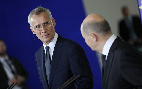 Jens Stoltenberg und Olaf Scholz am 09.11.2023 - Foto: über dts Nachrichtenagentur