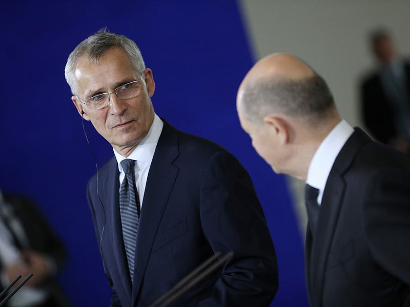 Jens Stoltenberg und Olaf Scholz am 09.11.2023 - Foto: über dts Nachrichtenagentur