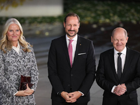 Mette-Marit, Haakon und Olaf Scholz am 09.11.2023 - Foto: über dts Nachrichtenagentur