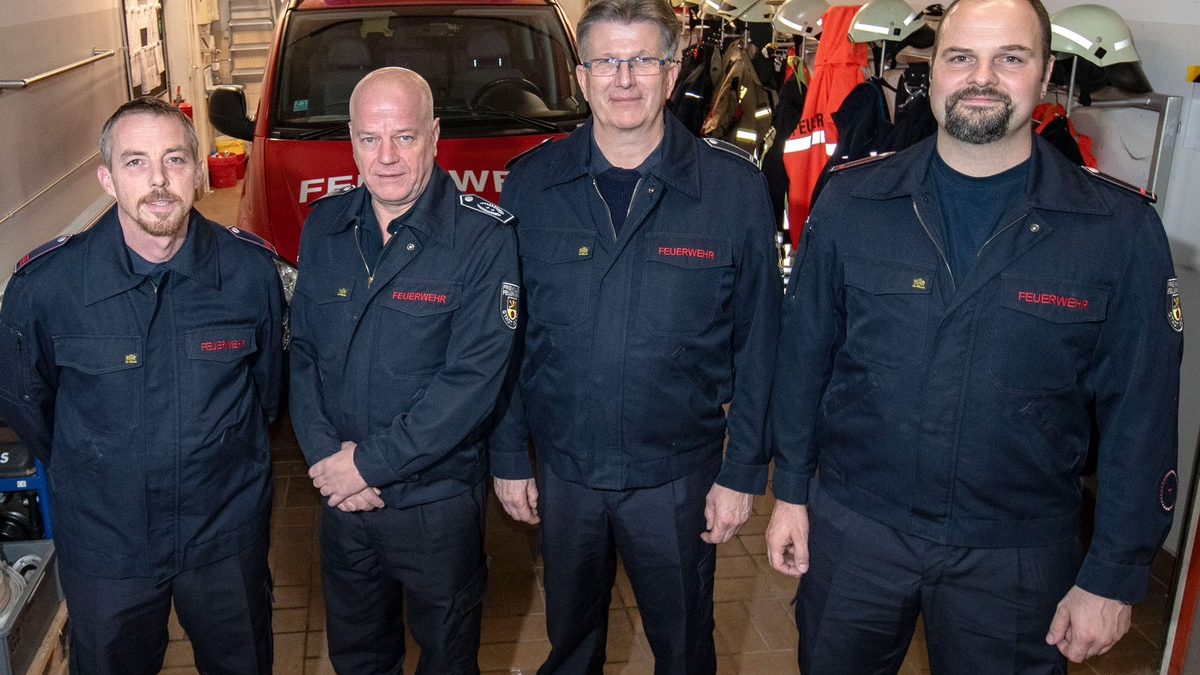 FF Goch: Peter Tekath bleibt Leiter der Löschgruppe Asperden - Foto: presseportal.de