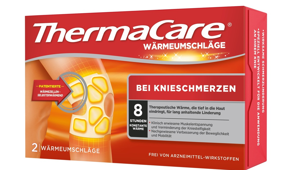 ThermaCare stellt neues Produkt vor / ThermaCare bei Knieschmerzen - Foto: presseportal.de