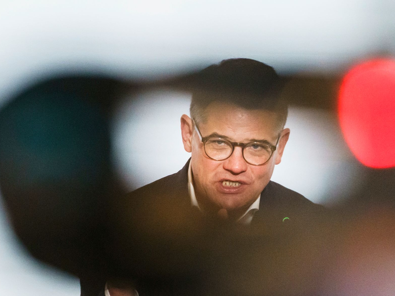 CDU-Landeschef und Ministerpräsident Boris Rhein in Wiesbaden. - Foto: Andreas Arnold/dpa