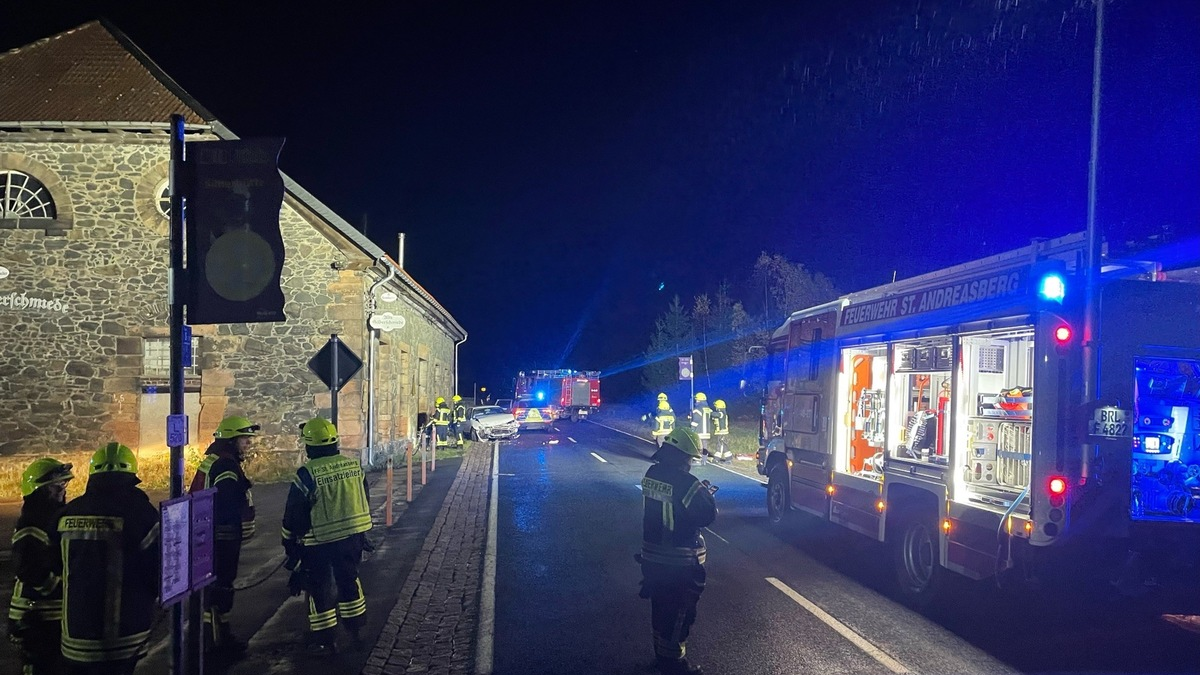 POL-GS: Polizeistation Braunlage: Verkehrsunfall mit zwei verletzten Personen - Foto: presseportal.de