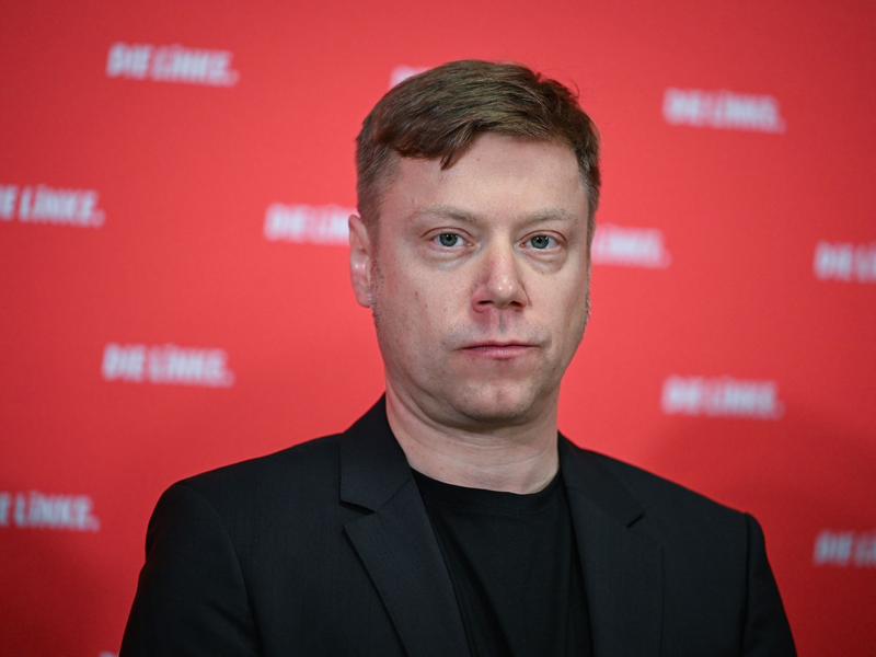 Der Linken-Vorsitzende Martin Schirdewan. - Foto: Soeren Stache/dpa