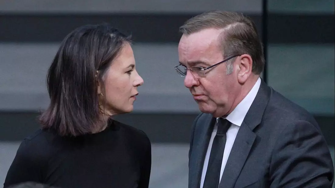 Annalena Baerbock und Boris Pistorius am 09.11.2023 - Bild: über dts Nachrichtenagentur