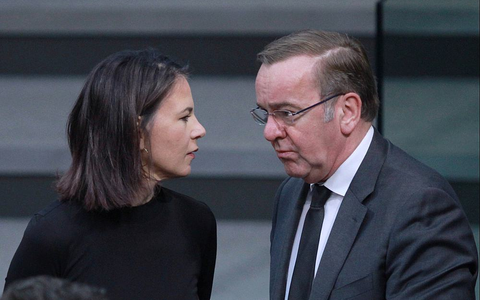 Annalena Baerbock und Boris Pistorius am 09.11.2023 - Foto: über dts Nachrichtenagentur