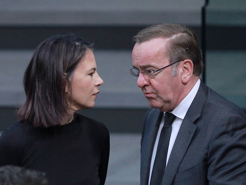 Annalena Baerbock und Boris Pistorius am 09.11.2023 - Foto: über dts Nachrichtenagentur