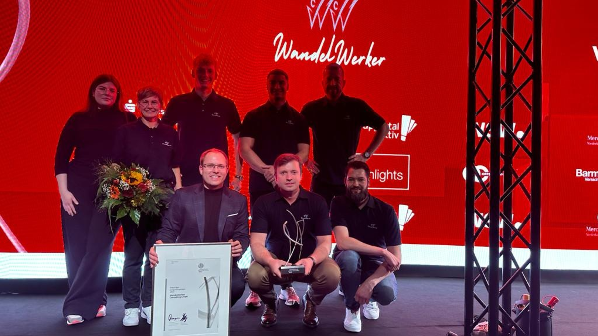 WandelWerker Consulting GmbH gewinnt den Wuppertaler Wirtschaftspreis in der Kategorie 