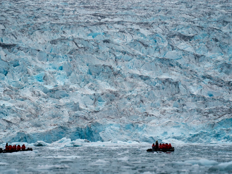 Gletscher in Grönland - Foto: Chris Szagola/AP/dpa