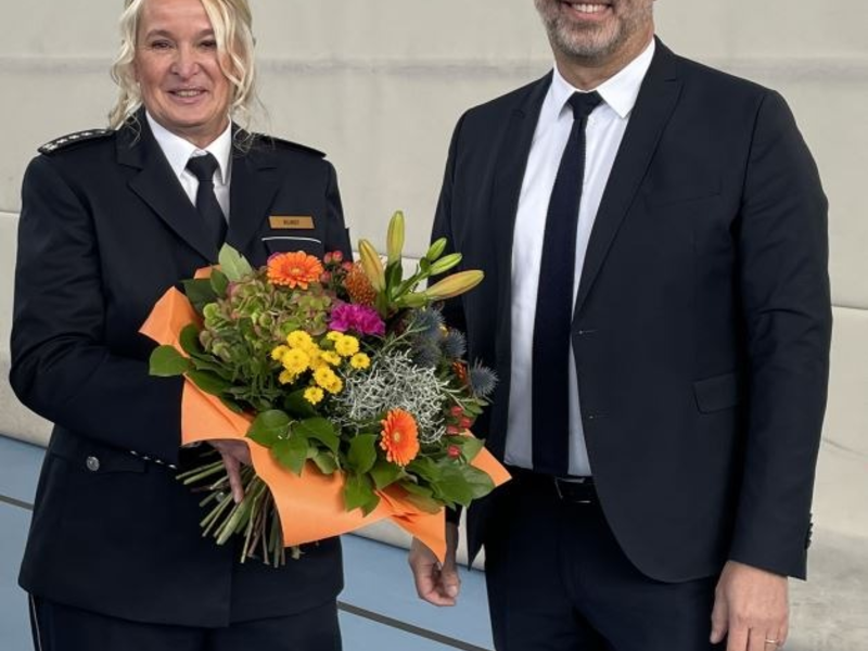POL-OF: Anette Kunst als neue Leiterin der Polizeistation Hanau II ins Amt eingeführt - Foto: presseportal.de