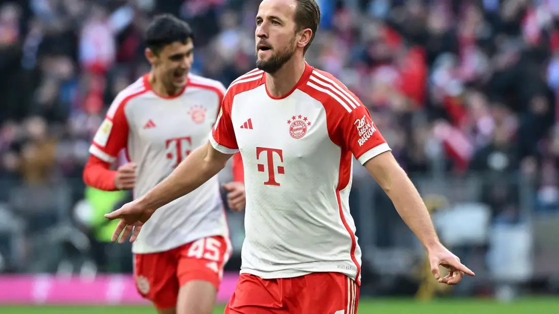 Kurzer Hoffenheimer Jubel in München nach dem Tor zum 1:1. - Bild: Sven Hoppe/dpa
