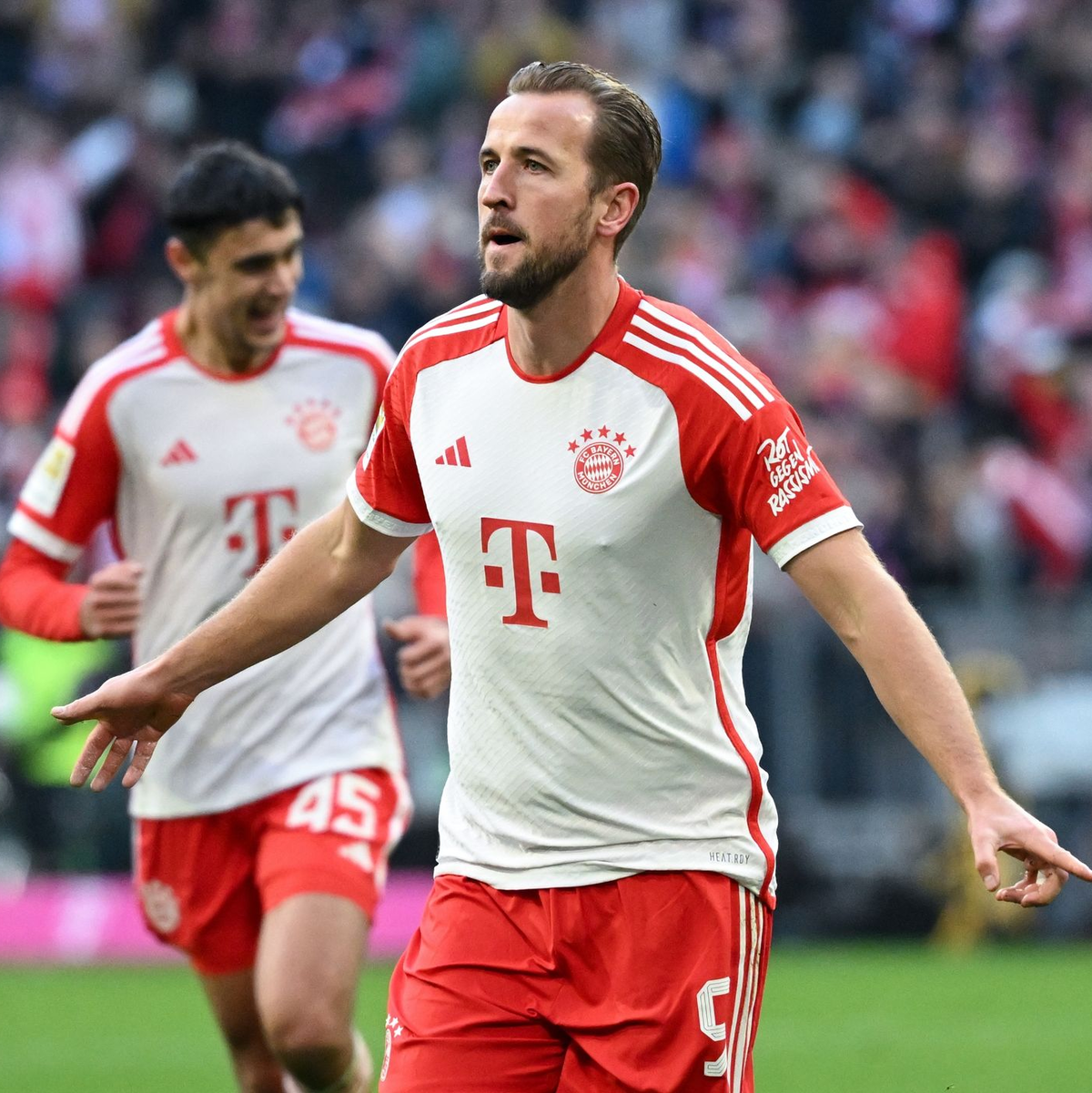 Traf beim Sieg der Bayern gegen Heidenheim: Jamal Musiala - Foto: Sven Hoppe/dpa