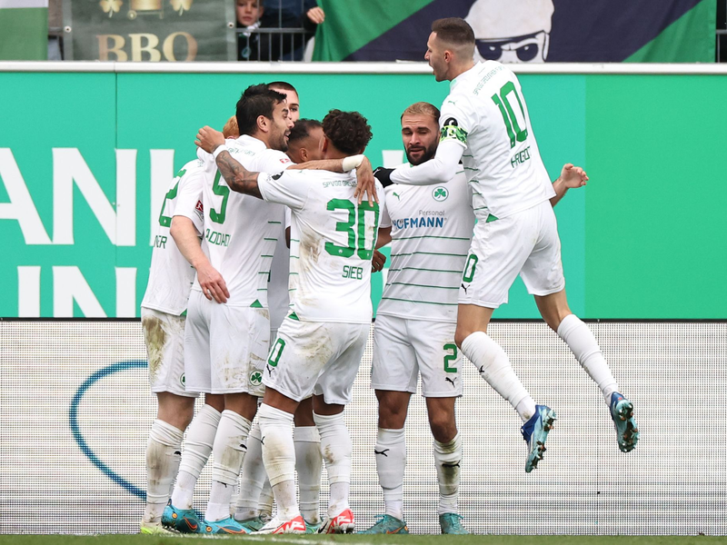 Die SpVgg Greuther Fürth entschied das Verfolger-Duell gegen Fortuna Düsseldorf für sich. - Foto: Daniel Karmann/dpa