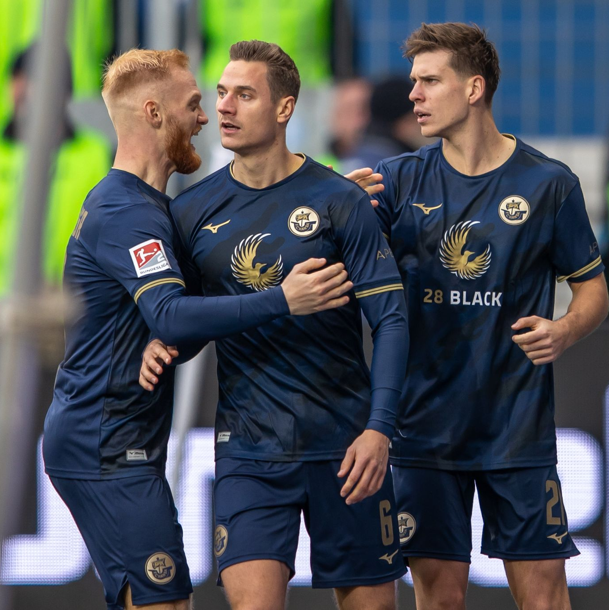 Hansa Rostock entschied das Ost-Duell in Magdeburg für sich. - Foto: Andreas Gora/dpa