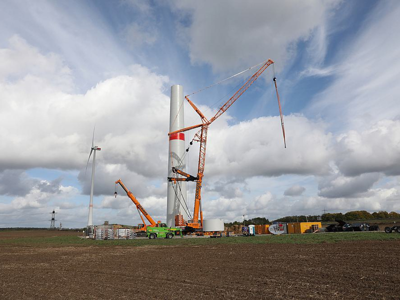 Windrad-Bau (Archiv) - Foto: über dts Nachrichtenagentur