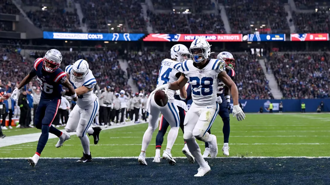 Jonathan Taylor erzielte den einzigen Touchdown der Partie. - Bild: Federico Gambarini/dpa