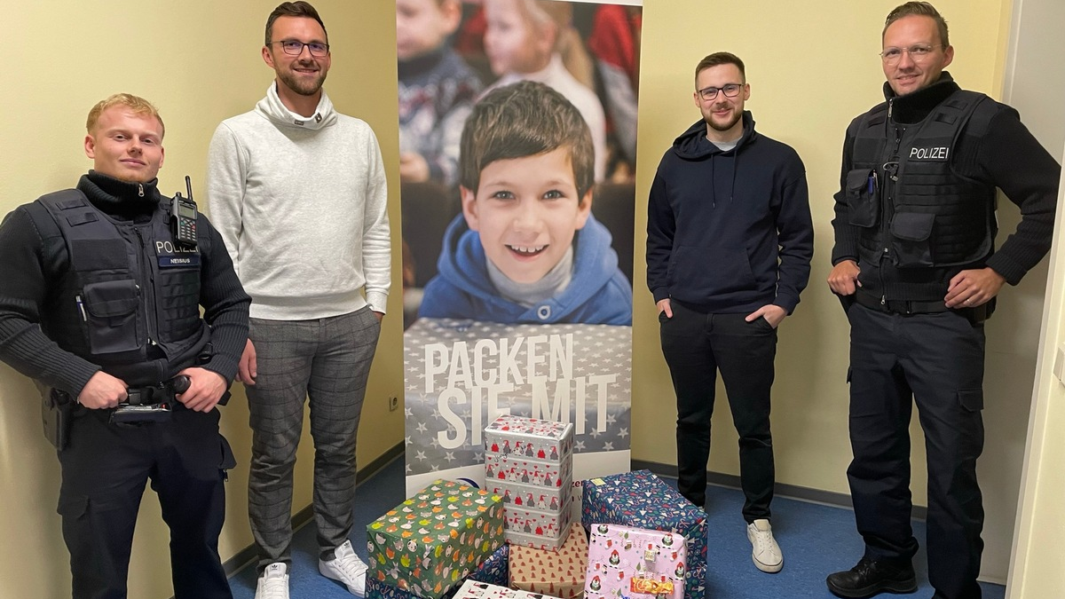 POL-PDTR: ... Damit es in Kinderherzen Weihnachten wird! - Foto: presseportal.de