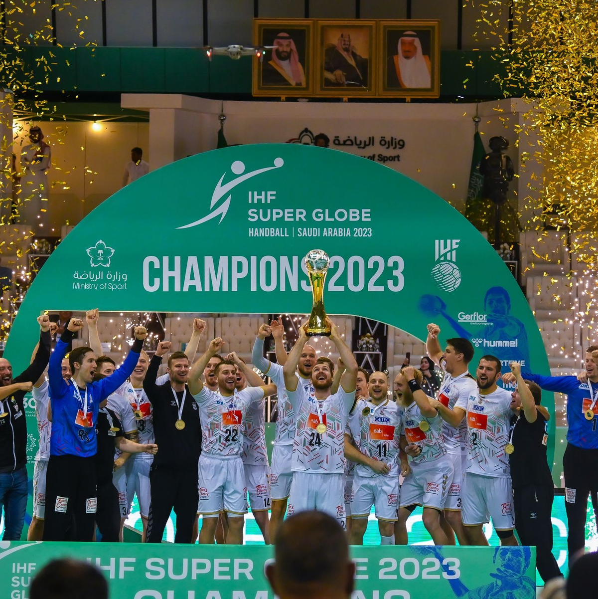 Der SC Magdeburg gewann das Finale der Club-WM gegen die Füchse Berlin. - Foto: Super Globe Media Team/dpa