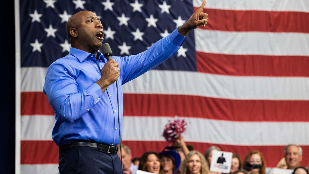 Der republikanische US-Senator Tim Scott hatte seine Bewerbung im Mai verkündet - nun gibt er auf. - Foto: Mic Smith/AP/dpa