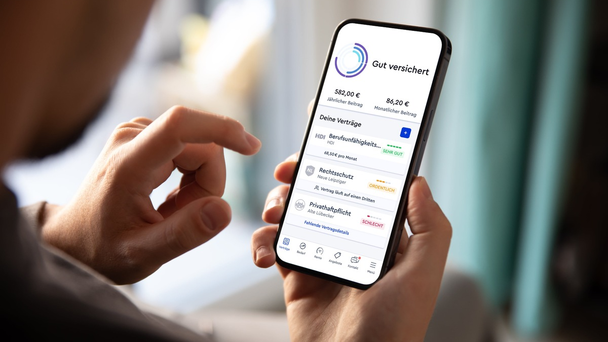 So geht Versicherung heute: In 3 Steps perfekt abgesichert - Foto: presseportal.de