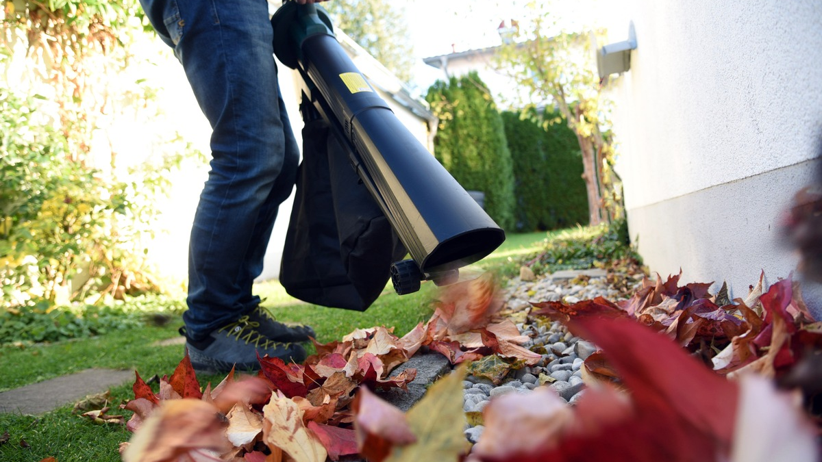 TÜV SÜD-Tipps zu Laubsaugern und -bläsern - Foto: presseportal.de