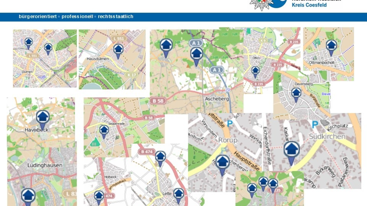 POL-COE: Kreis Coesfeld, Kreisgebiet / Viele Wohnungseinbrüche im Kreisgebiet - Foto: presseportal.de