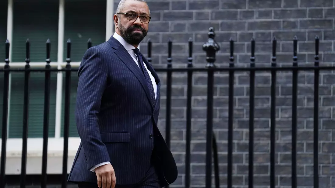 James Cleverly ist neu ernannter Innenminister von Großbritannien. - Bild: James Manning/PA/AP