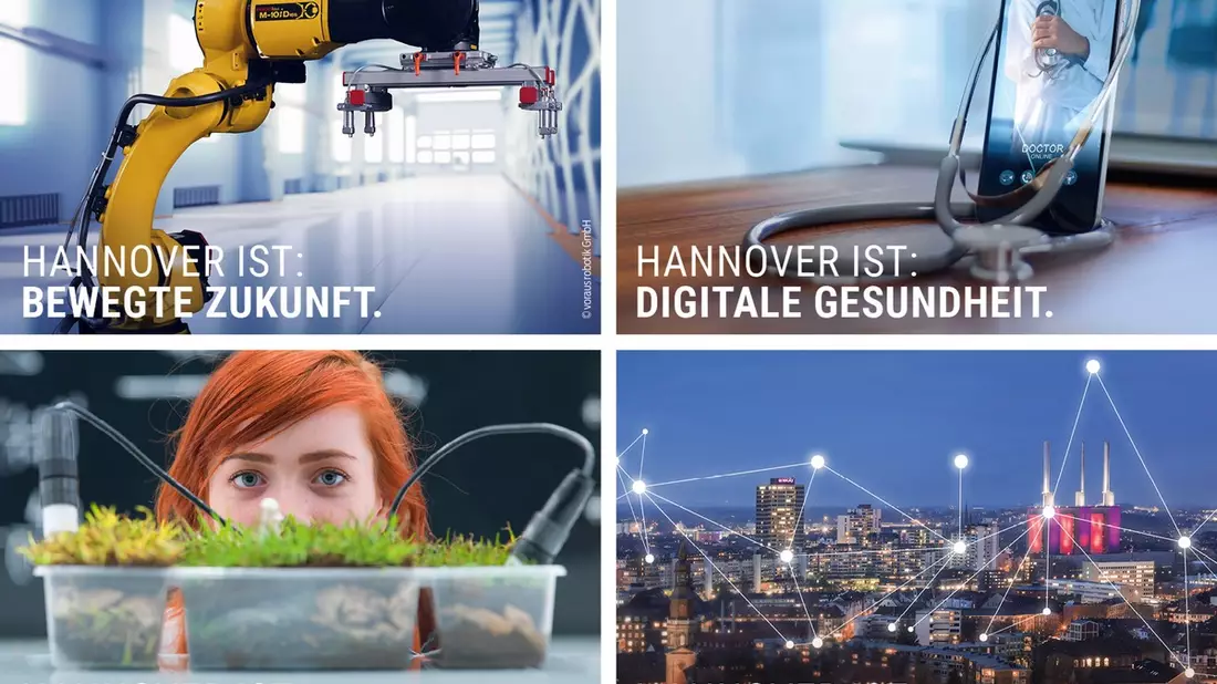 Die Hannover Marketing & Tourismus GmbH präsentiert eine neue Kampagne für den Wirtschaftsstandort Region Hannover - Bild: presseportal.de