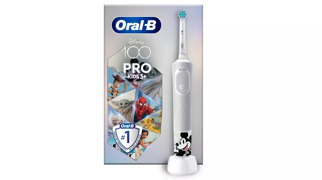 Oral-B und Disney feiern Geburtstag / Oral-B lanciert eine neue elektrische Oral-B Kids Zahnbürste im coolen Disney-Retro-Look - Bild: presseportal.de