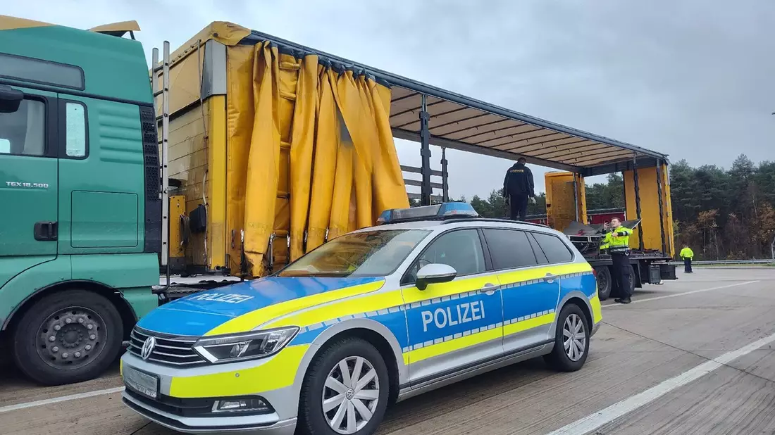 POL-LG: Großkontrolle an der Autobahn 7 im Landkreis Heidekreis - Bild: presseportal.de