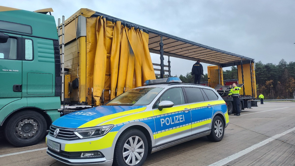 POL-LG: Großkontrolle an der Autobahn 7 im Landkreis Heidekreis - Foto: presseportal.de