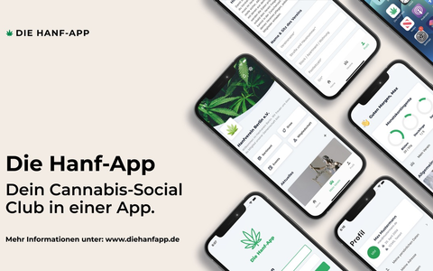 Signature Products GmbH verkündet Gründung der neuen Tochtergesellschaft Die Hanf-App GmbH und Abschluss einer überzeichneten Investitionsrunde - Foto: presseportal.de