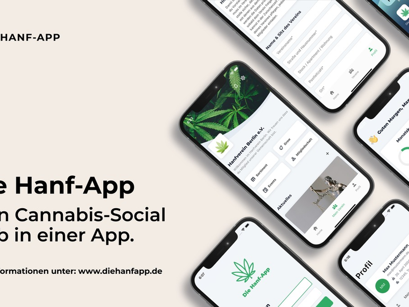 Signature Products GmbH verkündet Gründung der neuen Tochtergesellschaft Die Hanf-App GmbH und Abschluss einer überzeichneten Investitionsrunde - Foto: presseportal.de