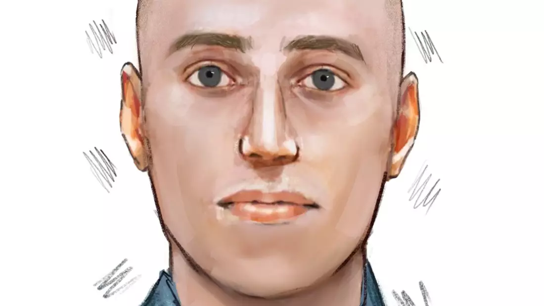 POL-LG: ++ Polizei fahndet mit Phantombild ++ nach sog. Schockanruf lässt Täter sich Bargeld und Wertgegenstände aushändigen ++ Wer erkennt den Mann wieder ++ - Bild: presseportal.de