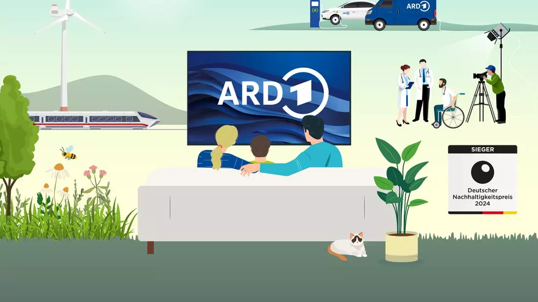 ARD-Nachhaltigkeitsbericht: grüne Produktionen, weniger Schadstoffe und mehr soziale Vielfalt - Bild: presseportal.de