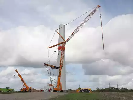 Windrad-Bau (Archiv) - Foto: über dts Nachrichtenagentur