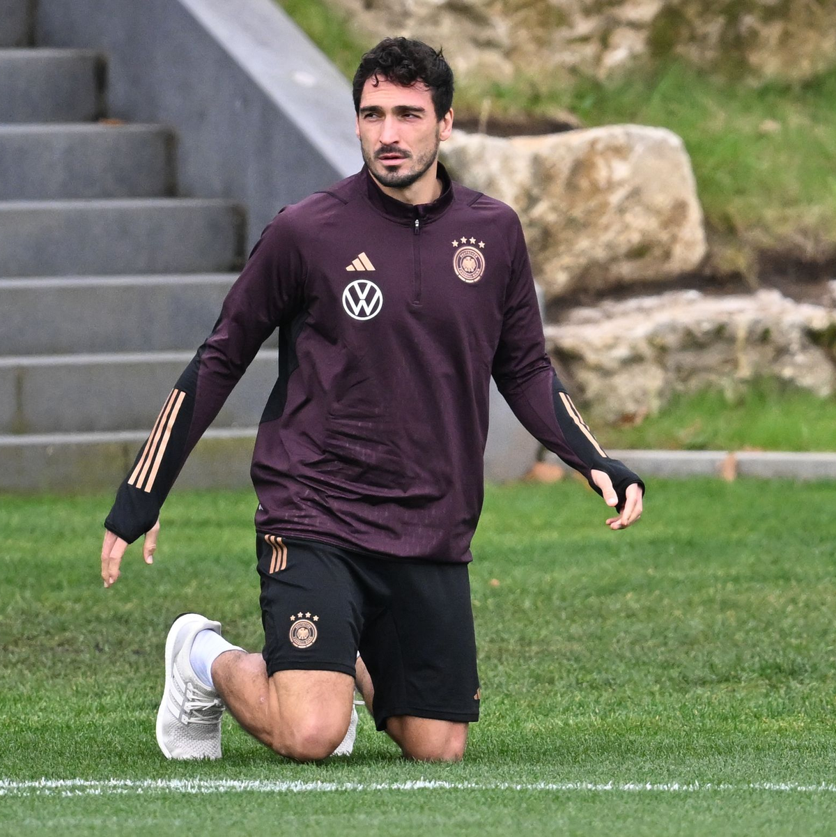 Mats Hummels konnte nicht am Teamtraining der Nationalmannschaft teilnehmen. - Foto: Arne Dedert/dpa