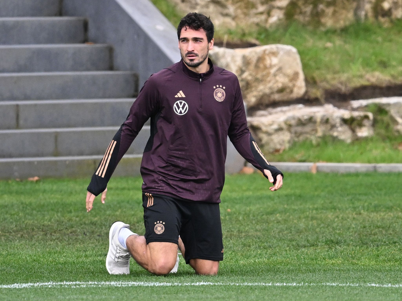 Konnte wieder mit dem DFB-Team trainieren: Mats Hummels. - Foto: Arne Dedert/dpa